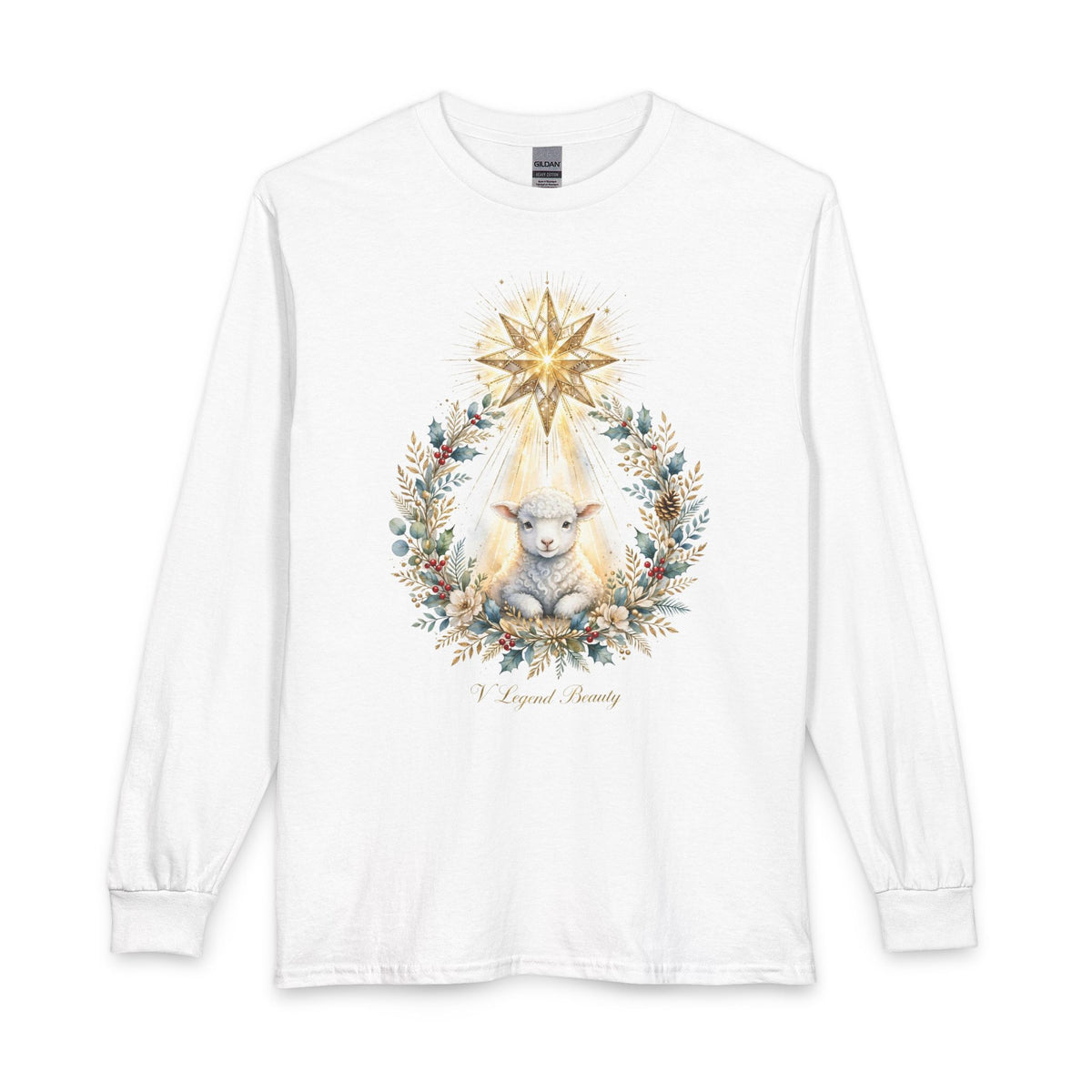 Bethlehem Star Lamb Dad Long Sleeve T-Shirt