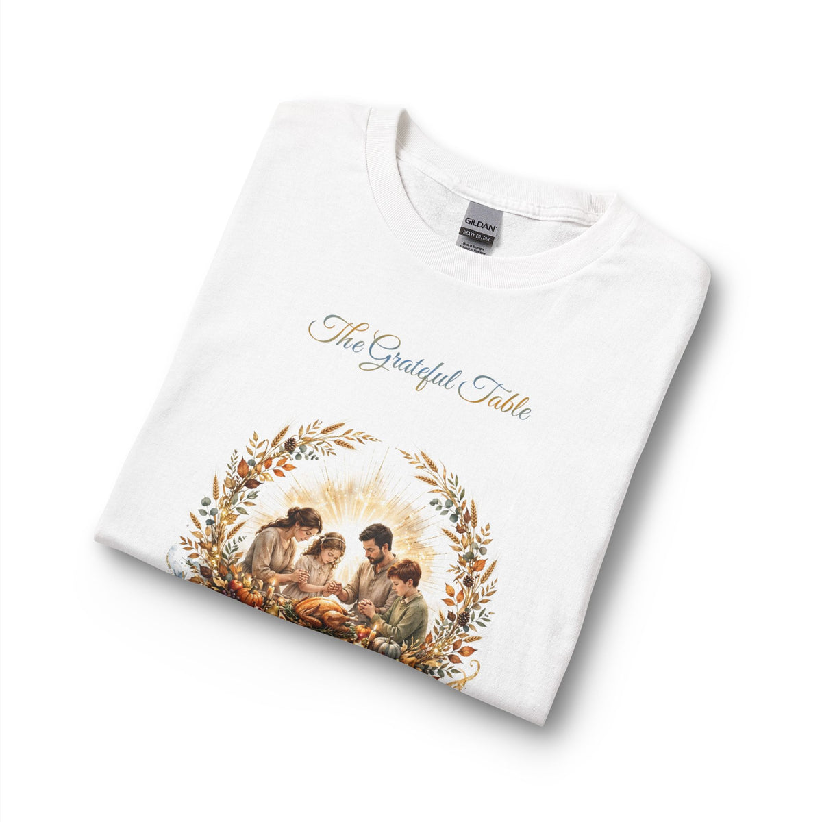 Thanksgiving Long Sleeve Shirt for Men | The Grateful Table Christian Gift | V Legend Beauty
