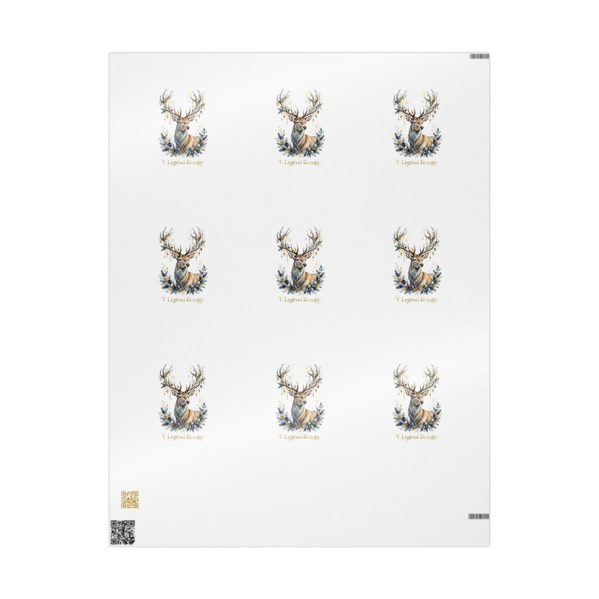 V Legend Beauty Dove River of Life Luxury Wrapping Paper