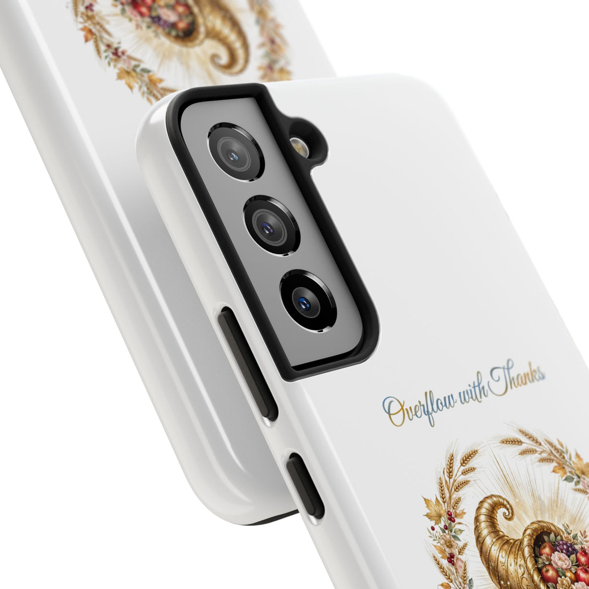 Overflow with Thanks Phone Case | Thanksgiving Christian Gift | V Legend Beauty