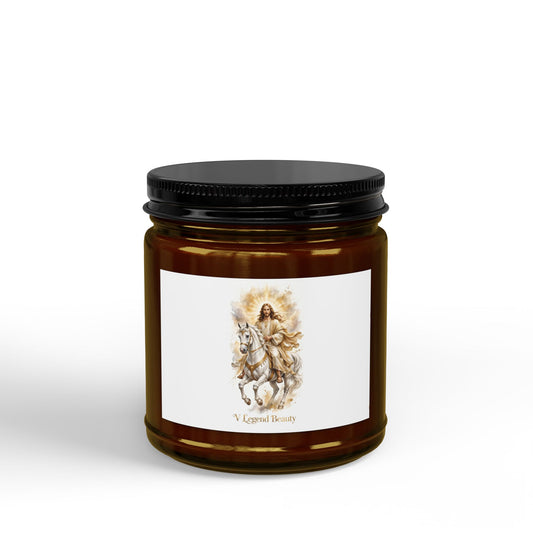 V Legend Beauty Jesus White Horse Candle