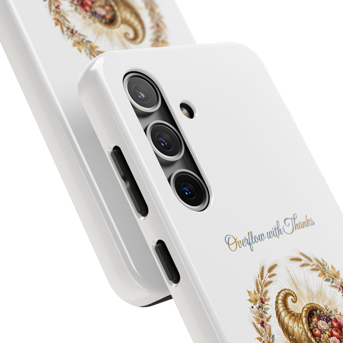 Overflow with Thanks Phone Case | Thanksgiving Christian Gift | V Legend Beauty