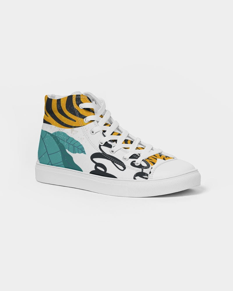 V Legend Tiger Images Women's Hightop Canvas Shoe