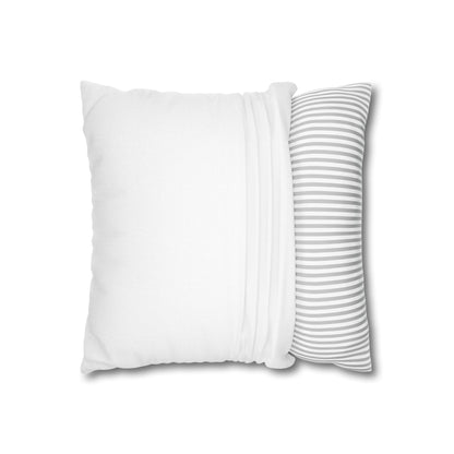 V Legend Beauty White Christian Faith Throw Pillow – Angel Trumpet Home Decor – Small 14"