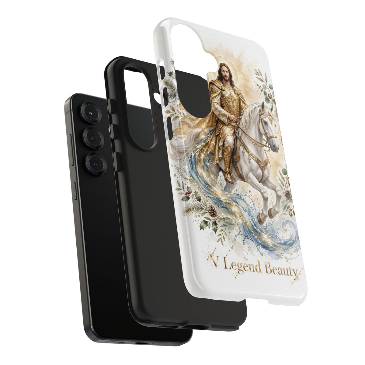 V Legend Beauty Golden Armor Jesus Phone Case – Samsung
