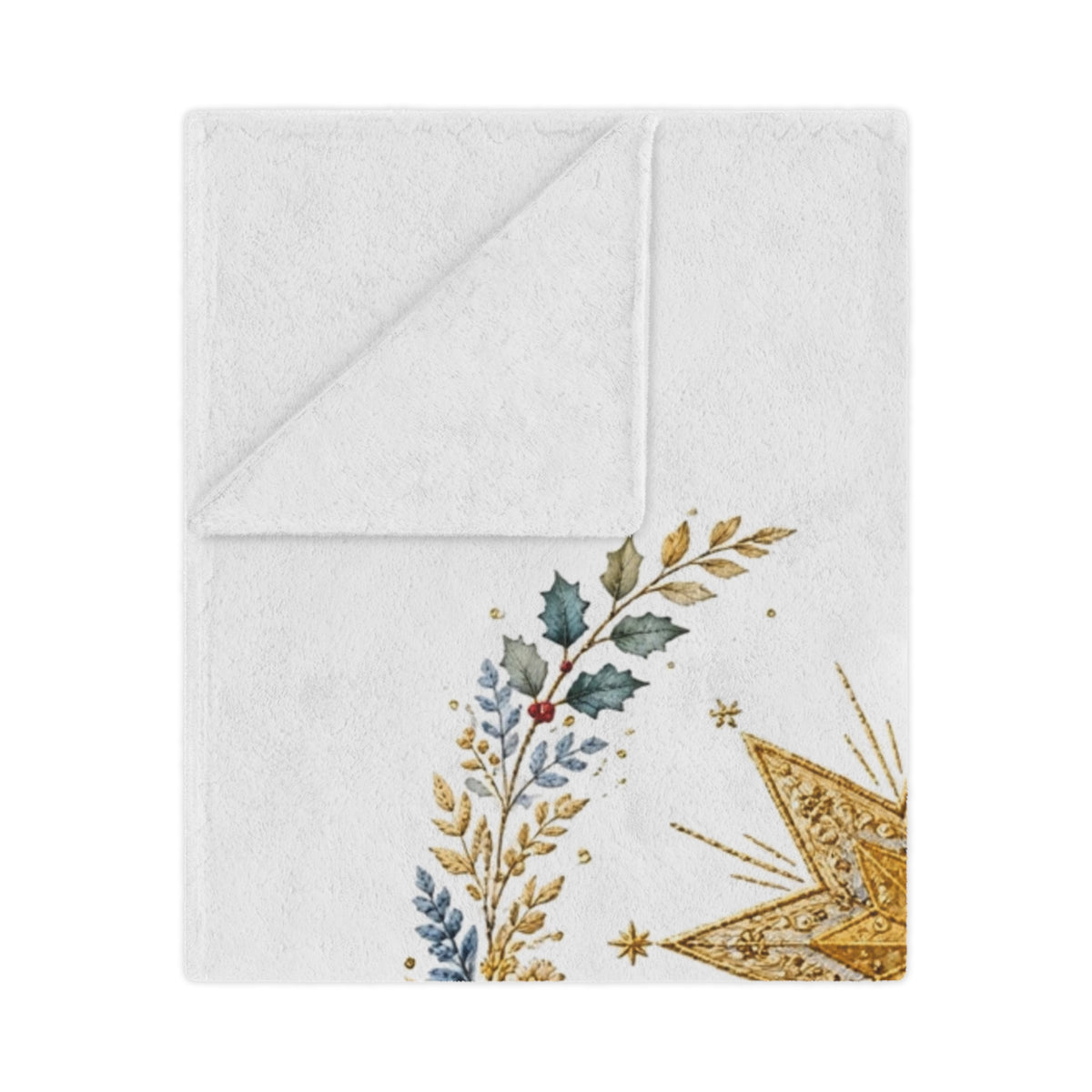 V Legend Beauty Embroidered Bethlehem Star Premium Blanket – Extra Thick