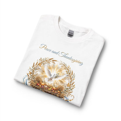 Thanksgiving Long Sleeve Shirt for Women | Peace and Thanksgiving Christian Gift | V Legend Beauty