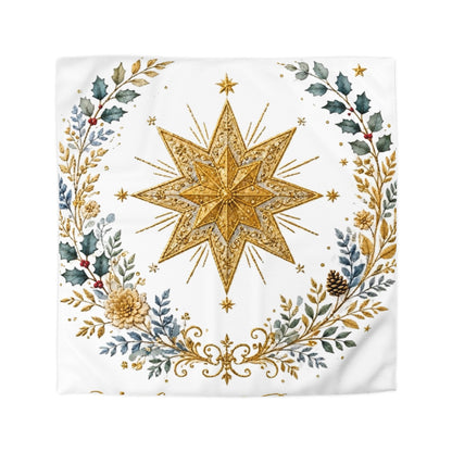 V Legend Beauty Christmas Bethlehem Star Microfiber Duvet Cover