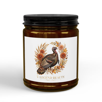 V Legend Beauty Thanksgiving Golden Turkey Candle