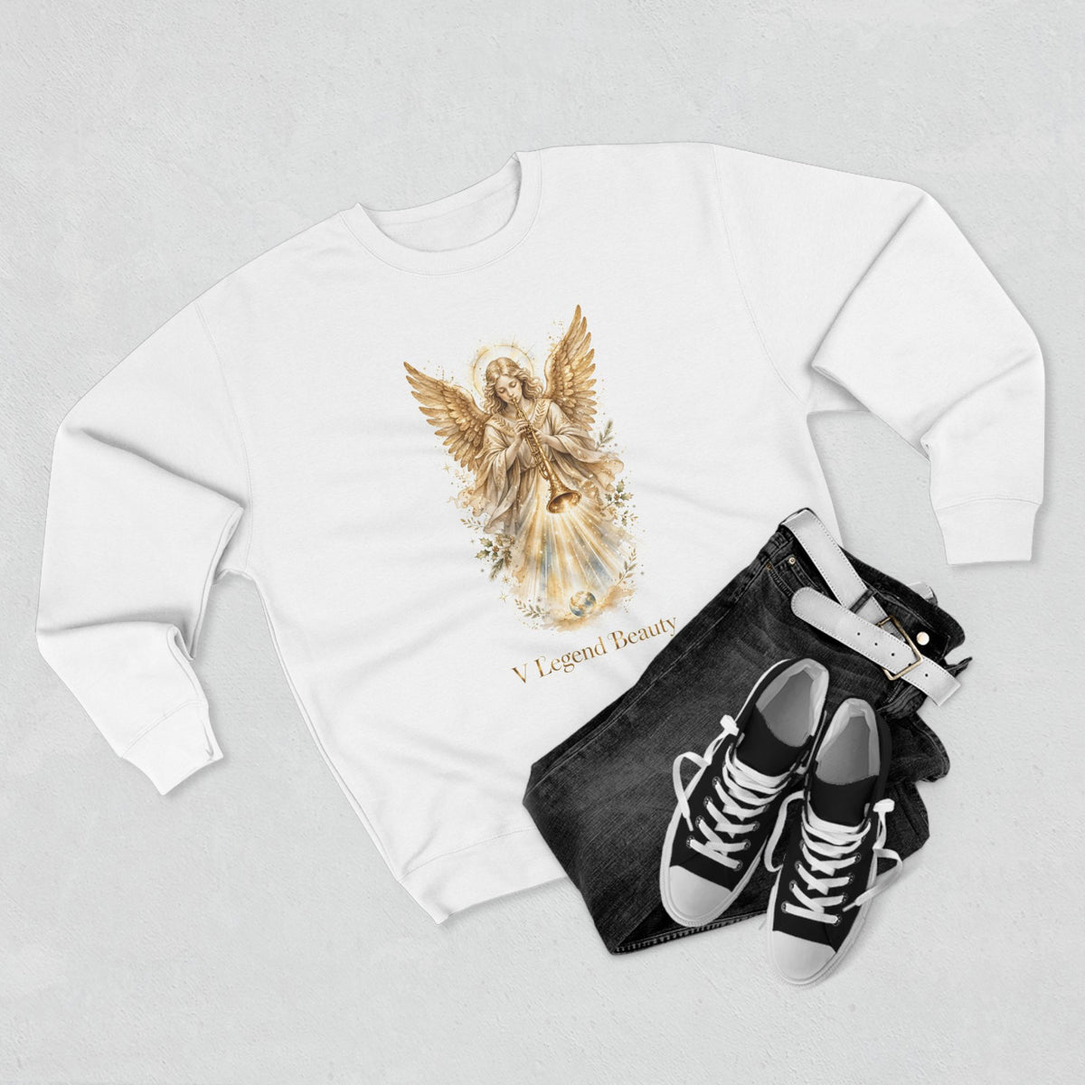 V Legend Beauty Angel Trumpet Christmas Sweatshirt