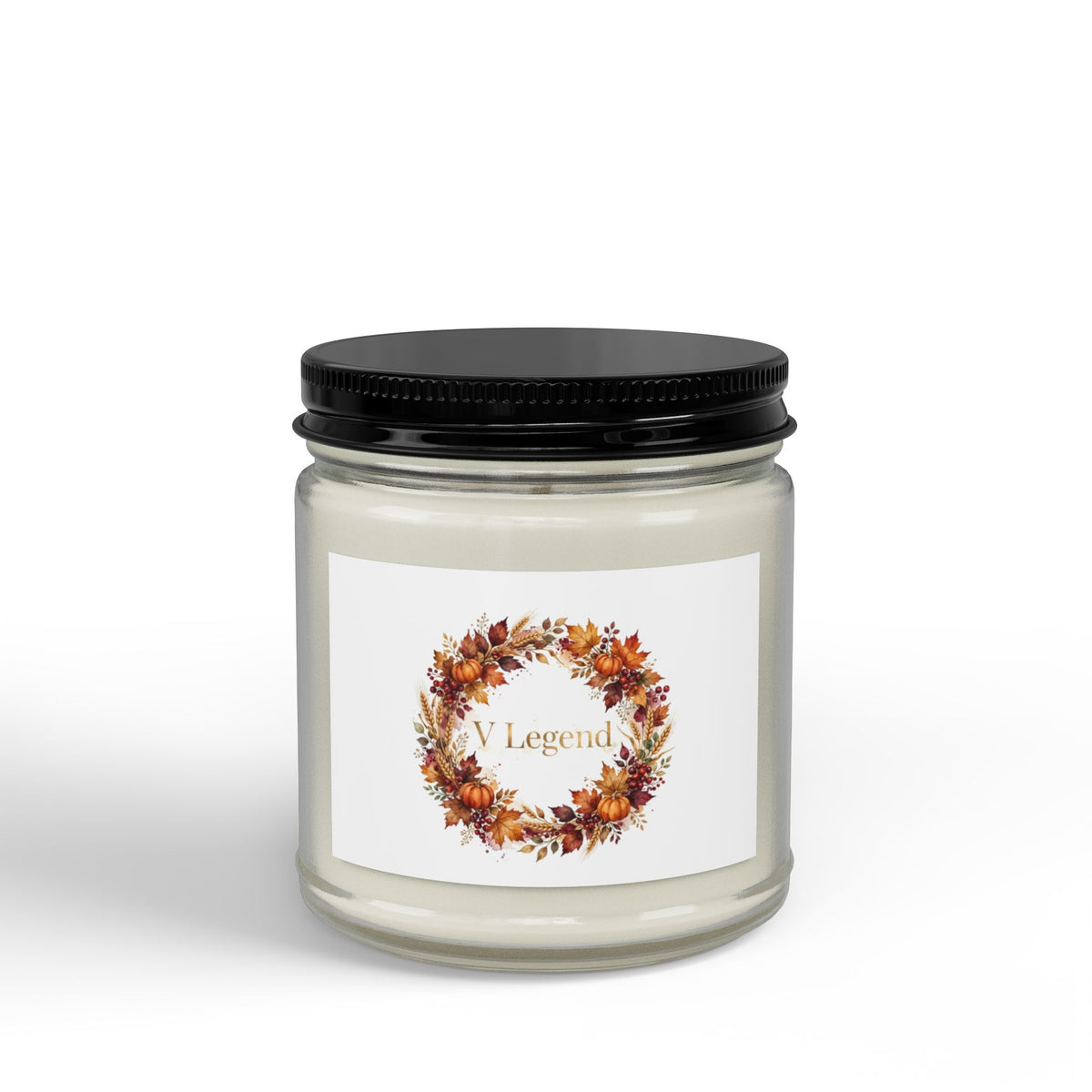 V Legend Beauty Thanksgiving Harvest Wreath Candle