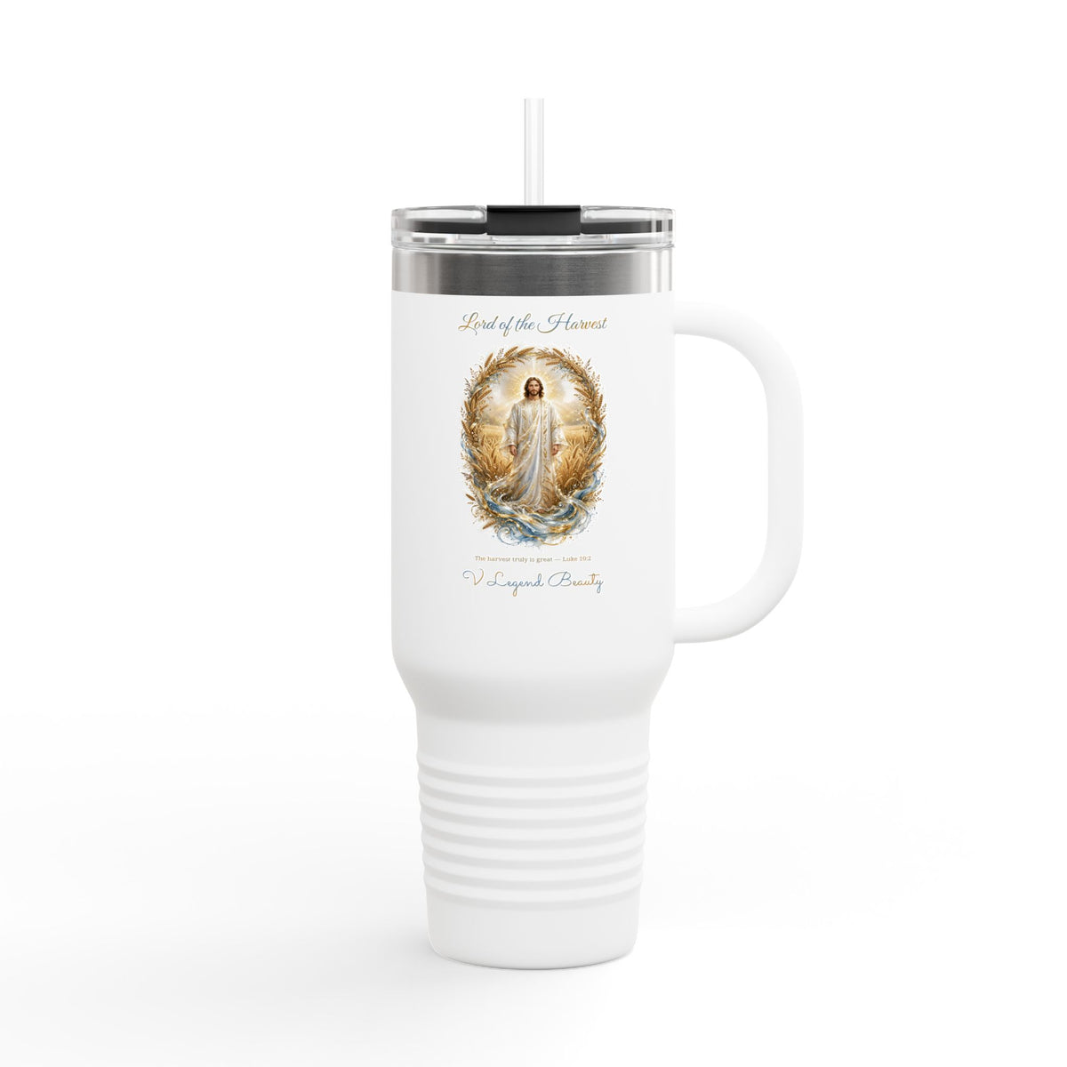 Thanksgiving 40oz Tumbler | Lord of the Harvest Christian Travel Tumbler | V Legend Beauty