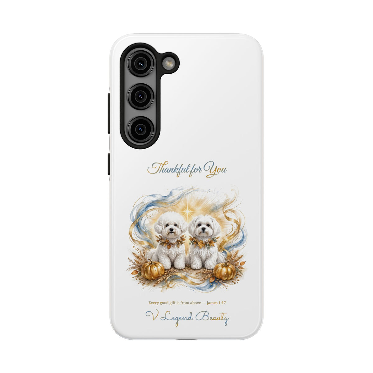 Thankful for You Samsung Case | Thanksgiving Christian Gift | V Legend Beauty