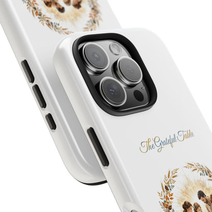 The Grateful Table Phone Case | Thanksgiving Christian Gift | V Legend Beauty