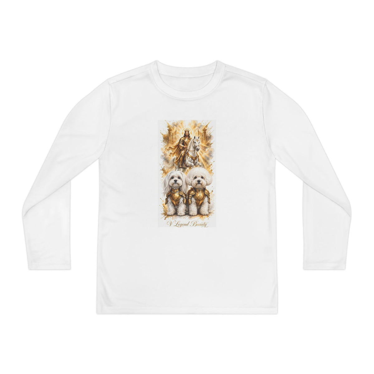 V Legend Beauty | Jesus and Dogs Shield Long Sleeve