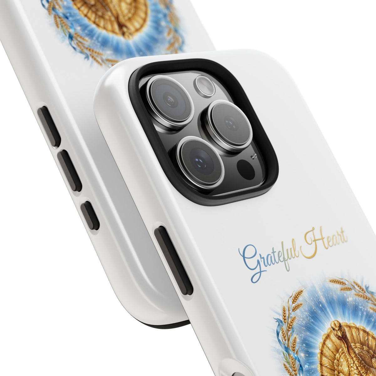 Grateful Heart Golden Turkey Phone Case | Thanksgiving Christian Gift | V Legend Beauty