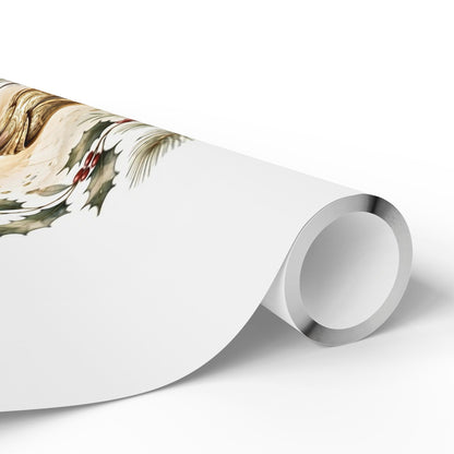 V Legend Beauty Jesus White Horse Super Roll Luxury Wrapping Paper