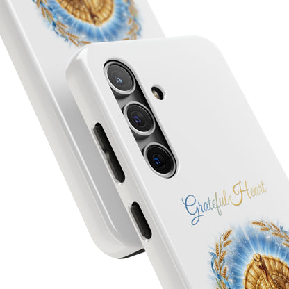 Grateful Heart Golden Turkey Phone Case | Thanksgiving Christian Gift | V Legend Beauty