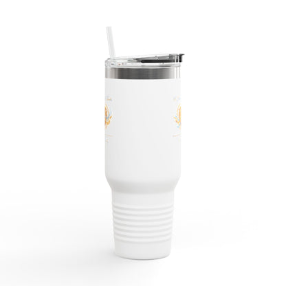 Thanksgiving 40oz Tumbler | A Heart Full of Thanks Christian Travel Tumbler | V Legend Beauty