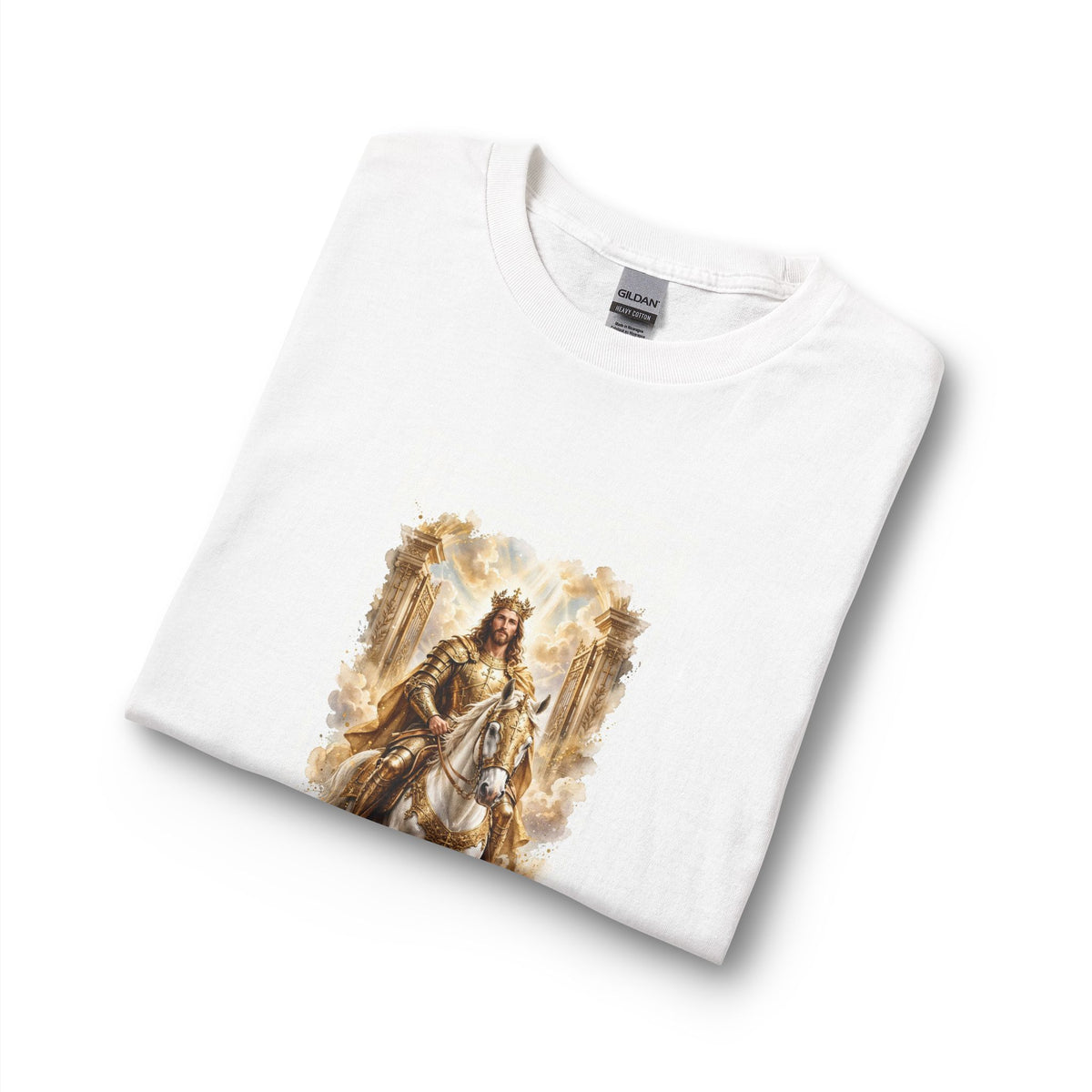 V Legend Beauty Jesus White Horse Long Sleeve