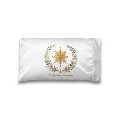V Legend Beauty Christmas Bethlehem Star Satin Pillowcase
