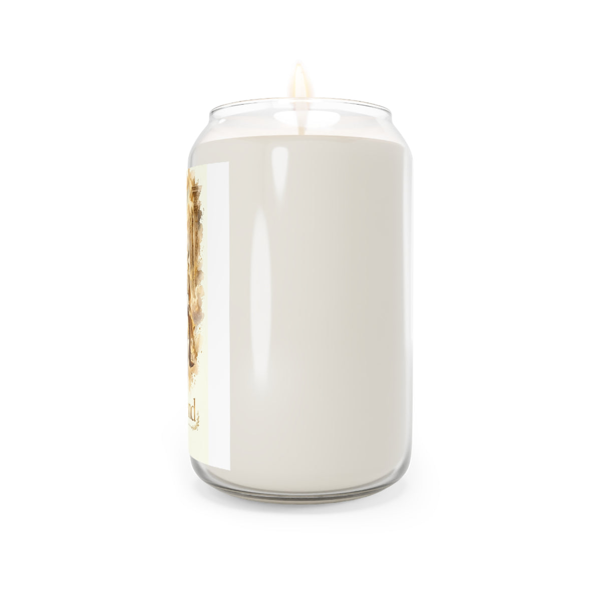 Golden Armor Jesus Christian Prayer Candle | Religious Scented Candle for Devotion & Gifts | V Legend Beauty