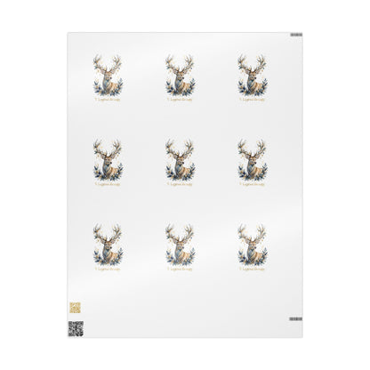 V Legend Beauty Reindeer Luxury Wrapping Paper