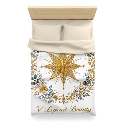 V Legend Beauty Christmas Bethlehem Star Microfiber Duvet Cover