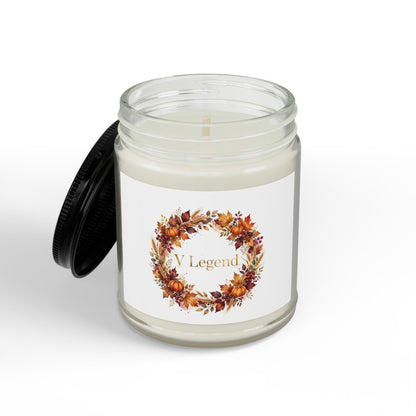 V Legend Beauty Thanksgiving Harvest Wreath Candle