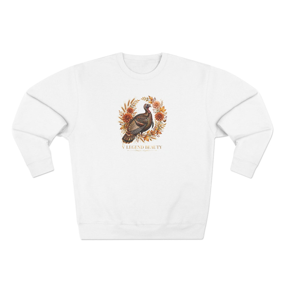 V Legend Beauty Thanksgiving Golden Turkey Sweatshirt