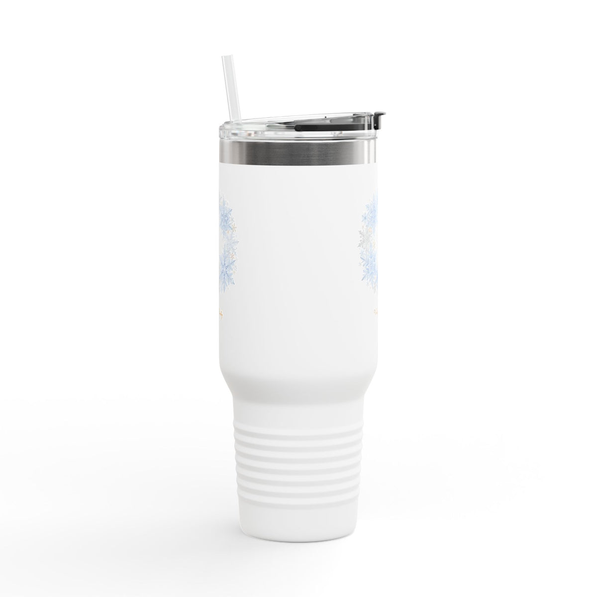 Sparkling Ice Snowflake Tumbler 40oz