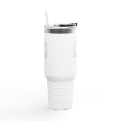 Sparkling Ice Snowflake Tumbler 40oz