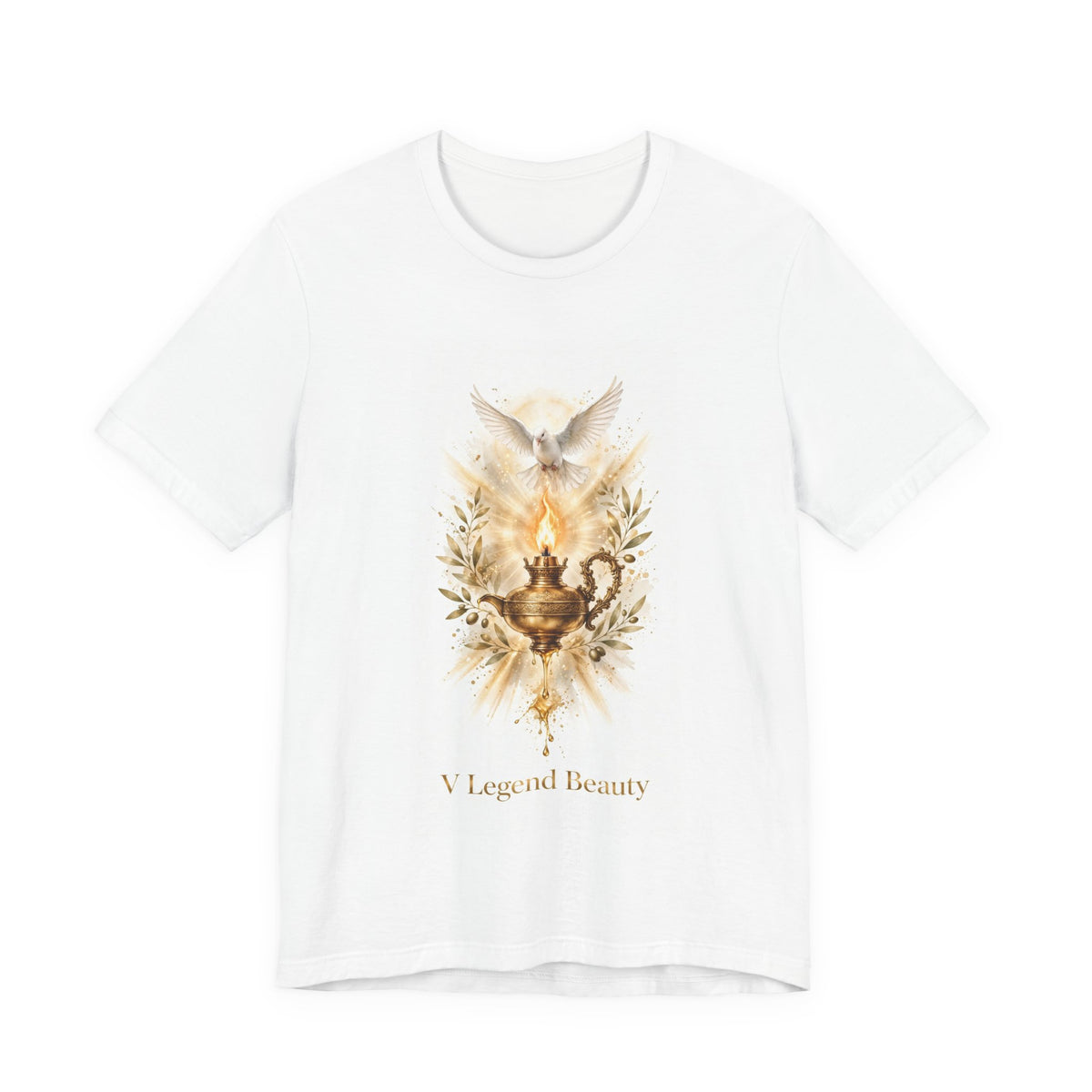 V Legend Beauty Thanksgiving White Horse Turkey T-Shirt