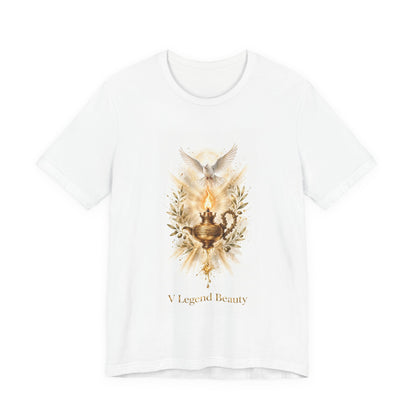 V Legend Beauty Thanksgiving White Horse Turkey T-Shirt