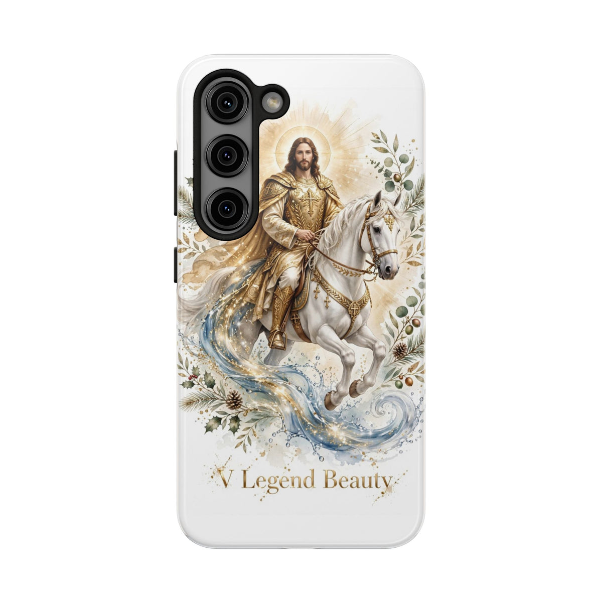 V Legend Beauty Golden Armor Jesus Phone Case – Samsung