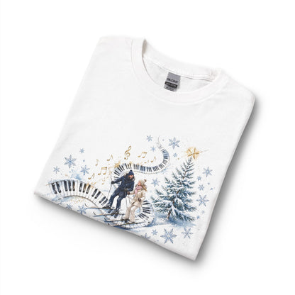 Christian Christmas Long Sleeve Shirt | Winter Wonderland White Graphic Tee | V Legend Beauty