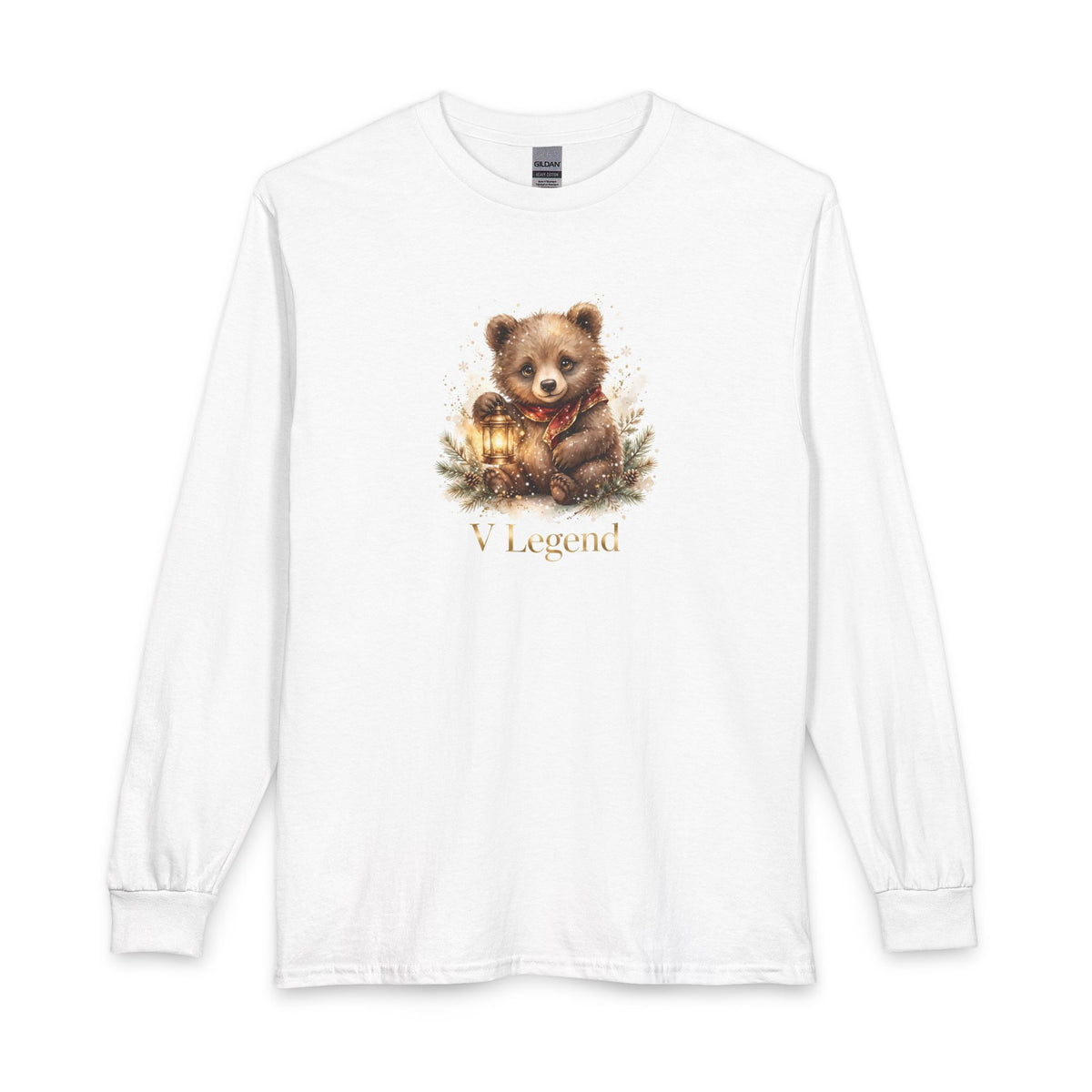 V Legend Beauty | Lantern Bear Christmas Long Sleeve