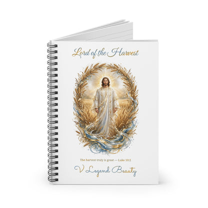 Thanksgiving Spiral Notebook | Lord of the Harvest Christian Journal | V Legend Beauty