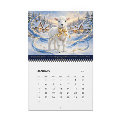 2027 Wall Calendar | Couture Animal Art Calendar | V Legend Beauty