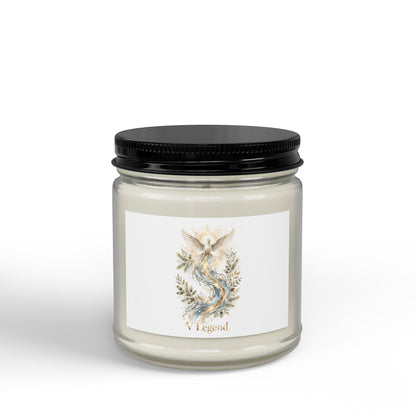V Legend Beauty Thanksgiving White Horse Turkey Candle