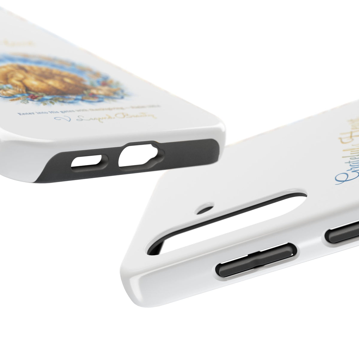 Grateful Heart Golden Turkey Phone Case | Thanksgiving Christian Gift | V Legend Beauty