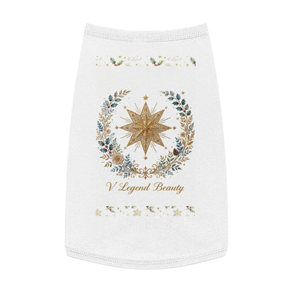 V Legend Beauty Christmas Print Pet Tank Top