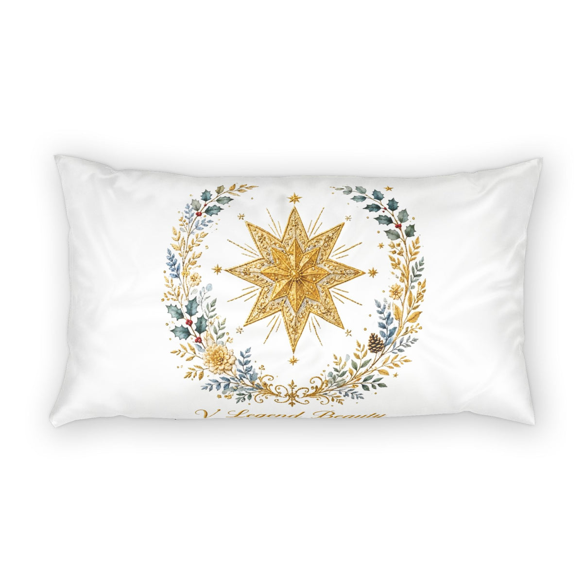 V Legend Beauty Christmas Bethlehem Star Cotton Pillow Sham