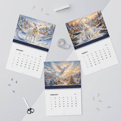 2027 Wall Calendar | Couture Animal Art Calendar | V Legend Beauty