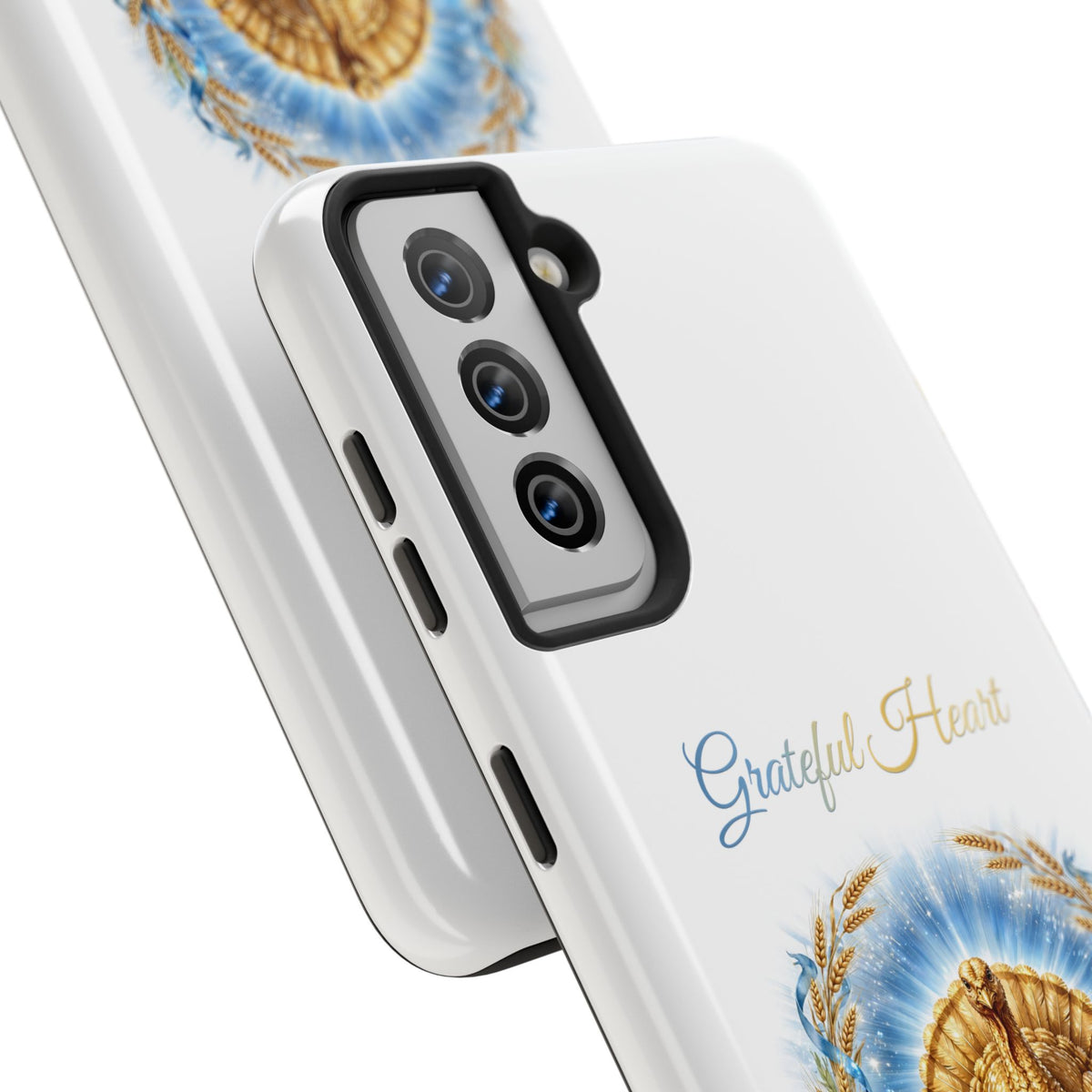 Grateful Heart Golden Turkey Phone Case | Thanksgiving Christian Gift | V Legend Beauty