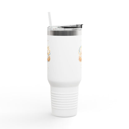 Thanksgiving 40oz Tumbler | Thankful for You Christian Travel Tumbler | V Legend Beauty