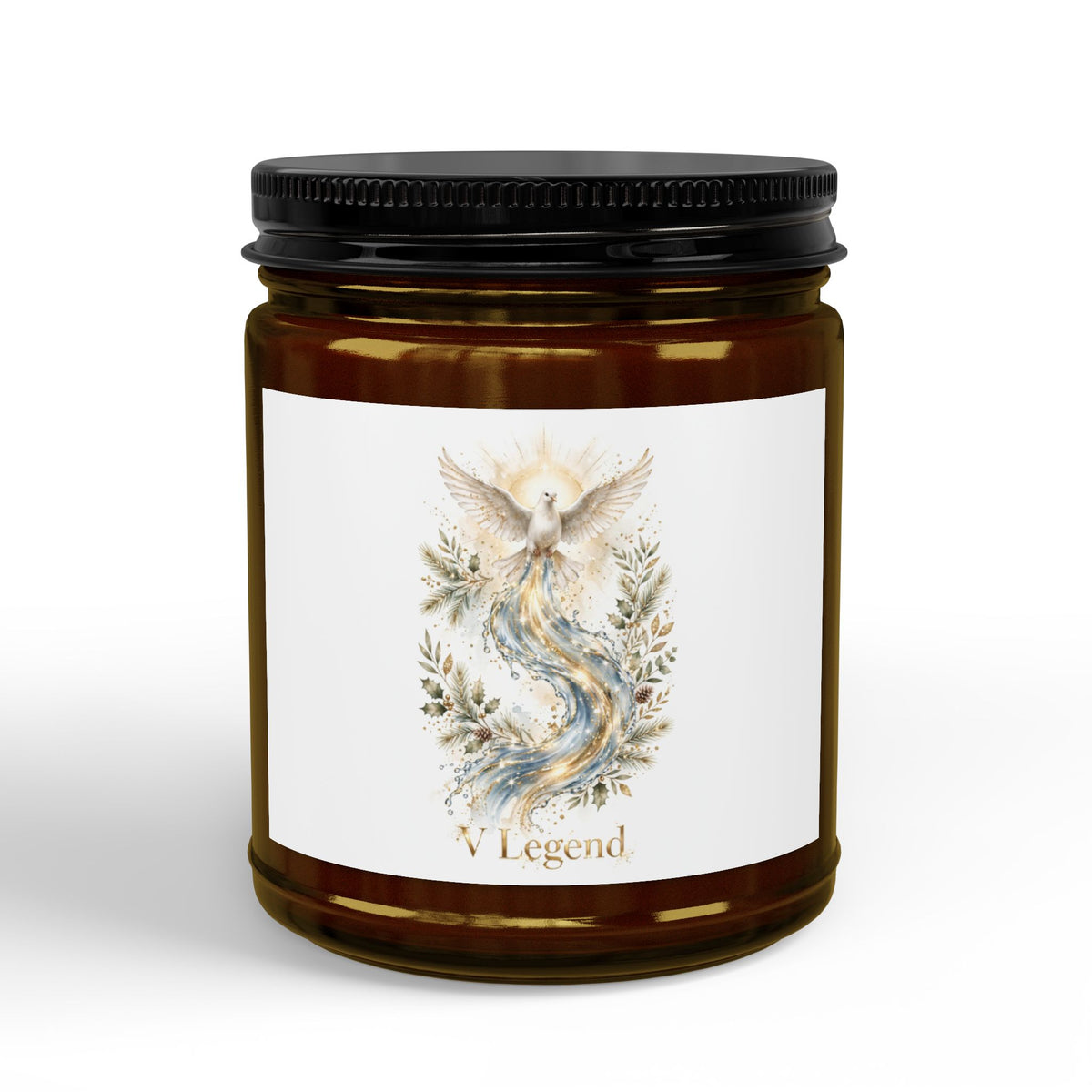 V Legend Beauty Thanksgiving White Horse Turkey Candle