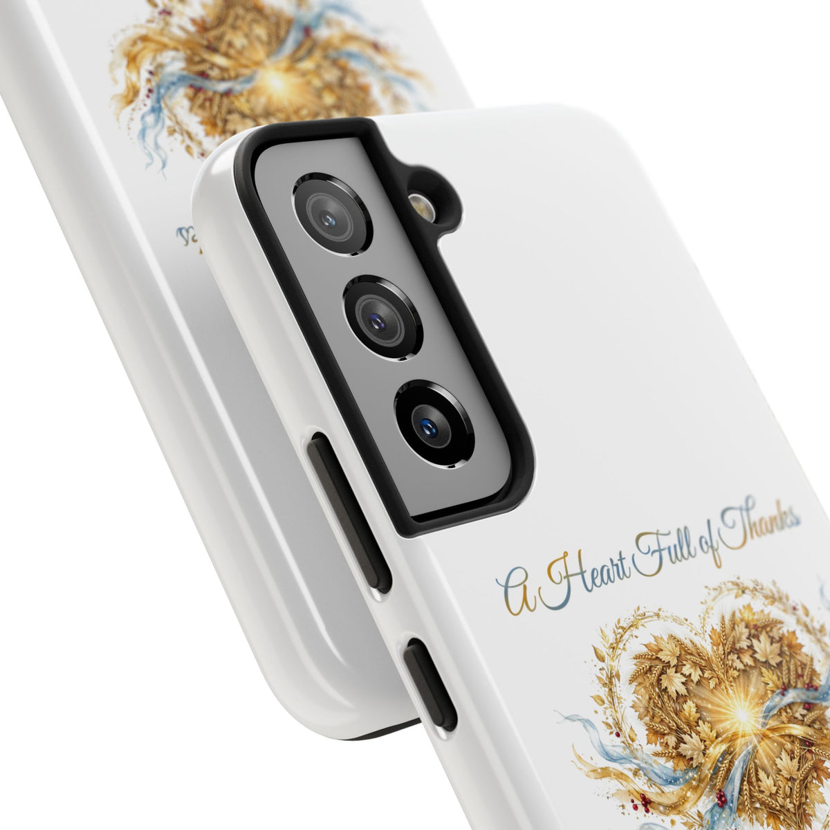 A Heart Full of Thanks Samsung Case | Thanksgiving Christian Gift | V Legend Beauty
