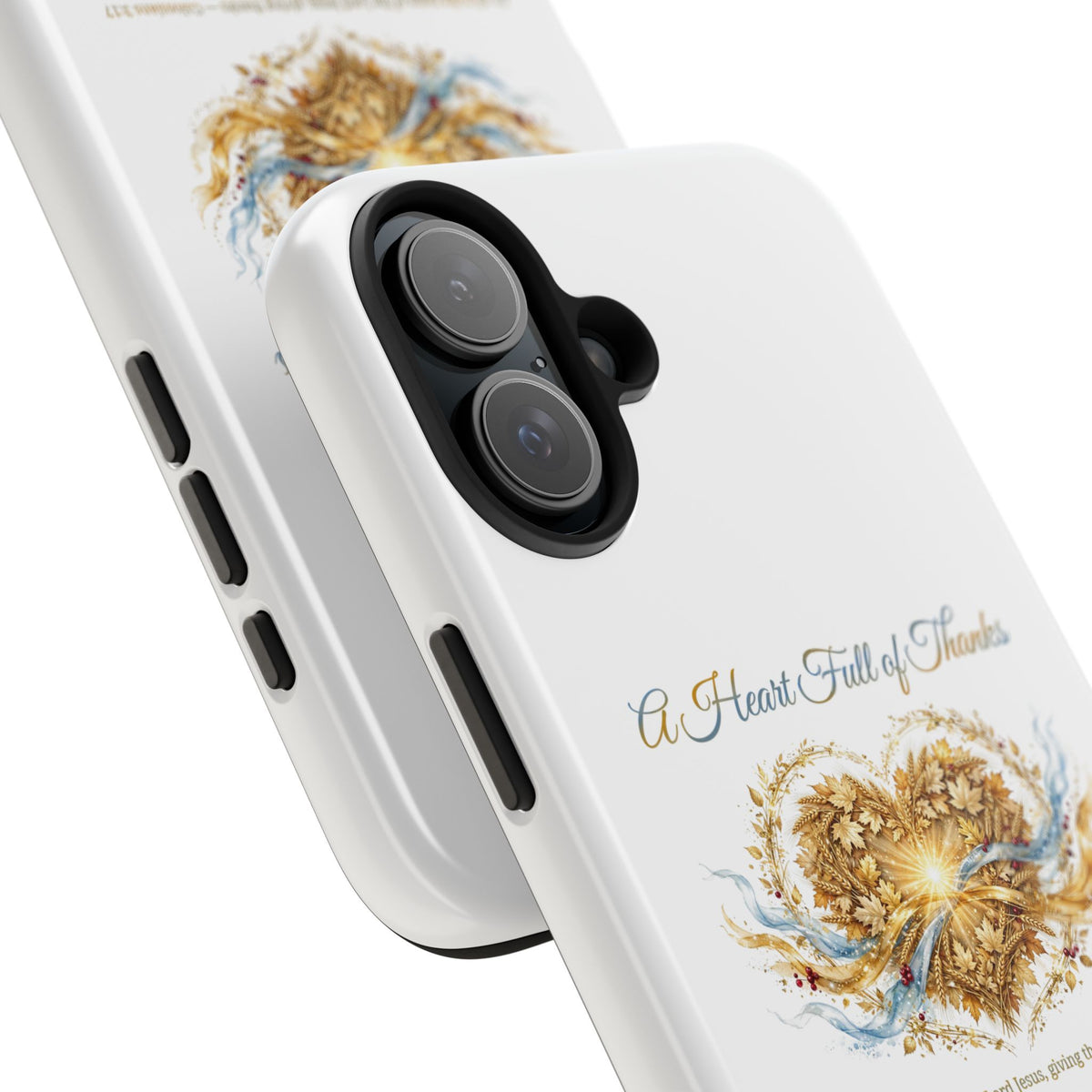 A Heart Full of Thanks iPhone Case | Thanksgiving Christian Gift | V Legend Beauty