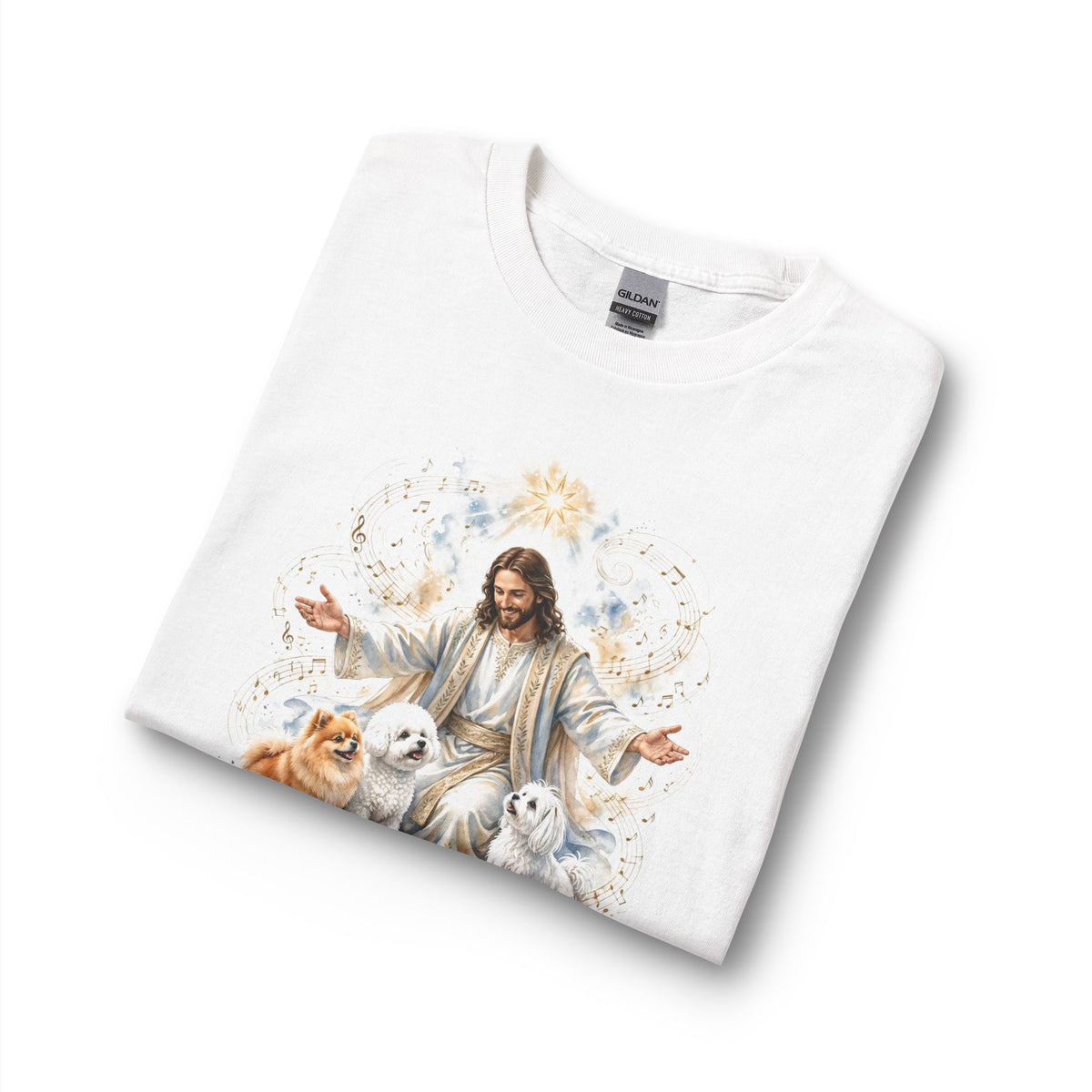 Charlie Amore Kingking with Jesus Long Sleeve – White